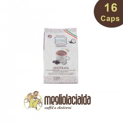 16 capsule Gattopardo cioccolato compatibile A Modo Mio