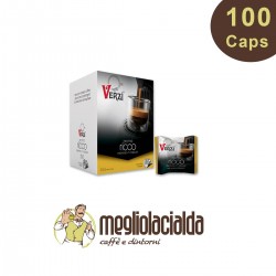 100 capsule Verzì aroma ricco compatibile Bialetti