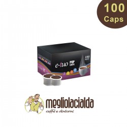 100 Capsule Pop caffè E-TUO2 cremoso