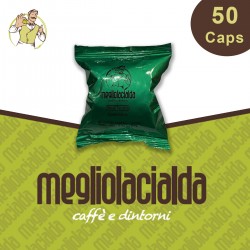 50 capsule Megliolacialda Decaffeinato compatibile Bialetti
