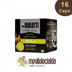 16 Capsule Bialetti DEKA gusto equilibrato